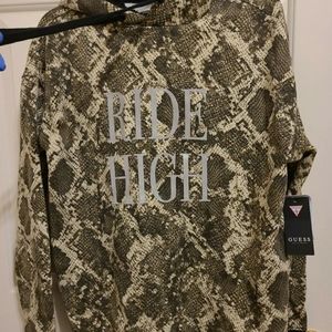 Guess large viper snake print